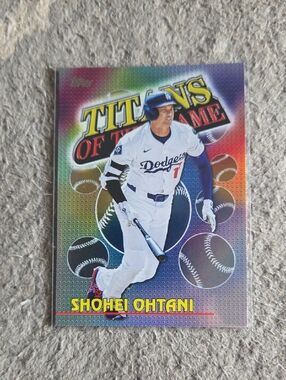 Topps Shohei Ohtani Rainbow Foil Card - Blue, Orange, Yellow